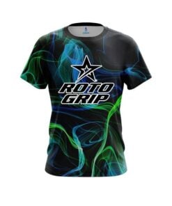Roto Grip Blue Green Smoke CoolWick Bowling Jersey