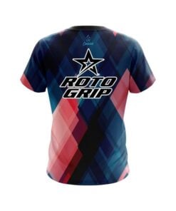 Alternative view of Roto Grip Blue And Pink Diamond CoolWick Bowling Jersey