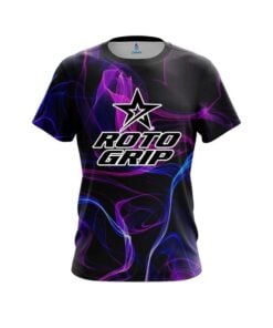 Roto Grip Blue Purple Smoke CoolWick Bowling Jersey