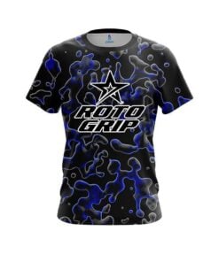 Roto Grip Blue Flowing Fluid CoolWick Bowling Jersey