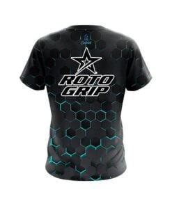 Alternative view of Roto Grip Aqua Honeycomb Fusion CoolWick Bowling Jersey