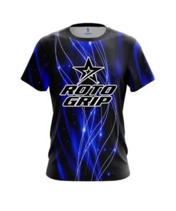 Roto Grip Blue Spiral Waves CoolWick Bowling Jersey