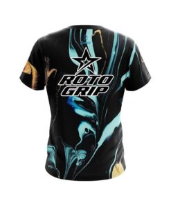 Alternative view of Roto Grip Blue and Gold Resin CoolWick Bowling Jersey