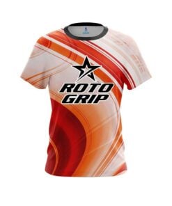 Roto Grip Curvy Orange Pattern CoolWick Bowling Jersey