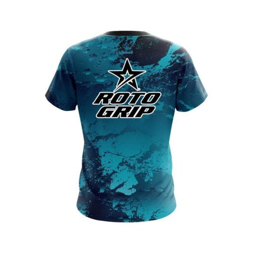 Roto Grip Graphite Blue CoolWick Bowling Jersey - Image 2
