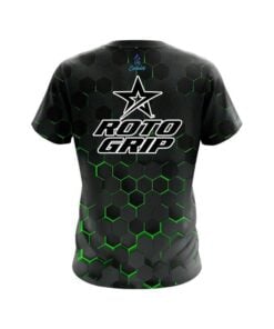 Alternative view of Roto Grip Green Honeycomb Fusion CoolWick Bowling Jersey
