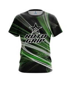 Roto Grip Green Motion Swirl CoolWick Bowling Jersey
