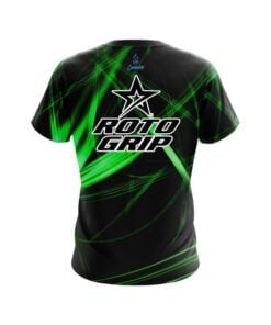 Alternative view of Roto Grip Green Spiral CoolWick Bowling Jersey