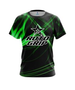 Roto Grip Green Spiral CoolWick Bowling Jersey