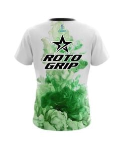 Alternative view of Roto Grip Green ink Splash CoolWick Bowling Jersey