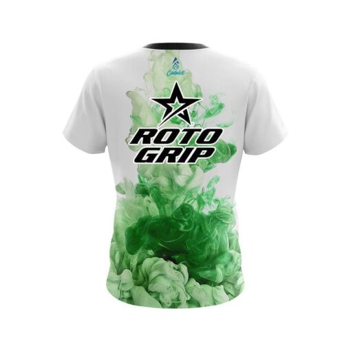 Roto Grip Green ink Splash CoolWick Bowling Jersey - Image 2
