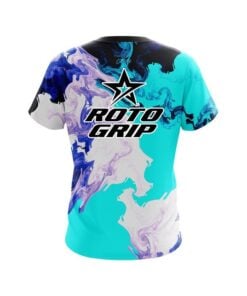 Alternative view of Roto Grip Liquid Marble Purple And Blue CoolWick Bowling Jersey