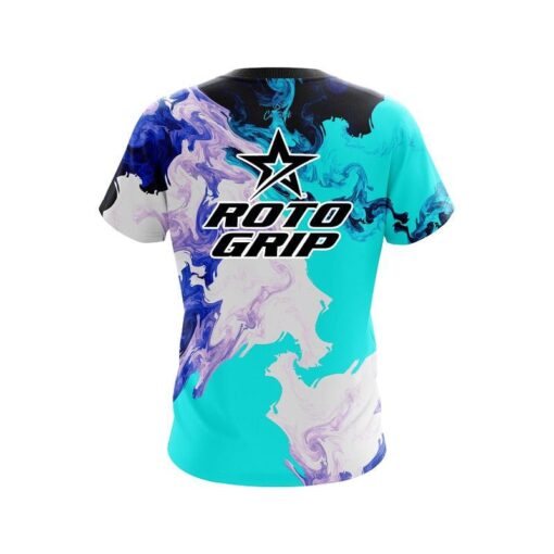 Roto Grip Liquid Marble Purple And Blue CoolWick Bowling Jersey - Image 2