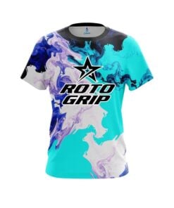Roto Grip Liquid Marble Purple And Blue CoolWick Bowling Jersey