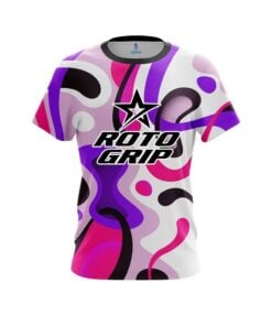 Roto Grip Modern Art Purple CoolWick Bowling Jersey