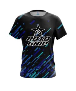 Roto Grip Modern Blue Stripe CoolWick Bowling Jersey