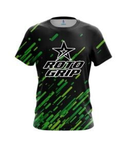 Roto Grip Modern Green Stripe CoolWick Bowling Jersey
