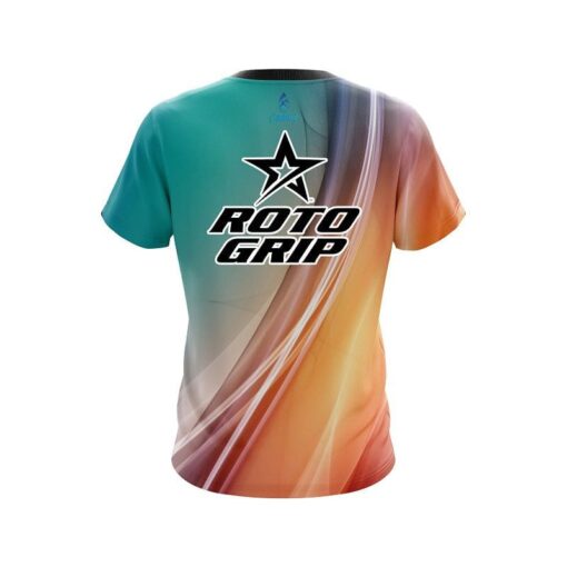 Roto Grip Multi Color Swirl CoolWick Bowling Jersey - Image 2