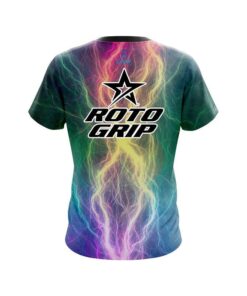 Alternative view of Roto Grip Multi Color Electric CoolWick Bowling Jersey