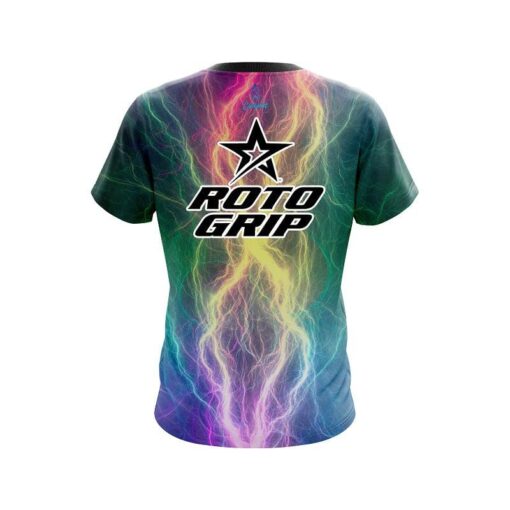 Roto Grip Multi Color Electric CoolWick Bowling Jersey - Image 2