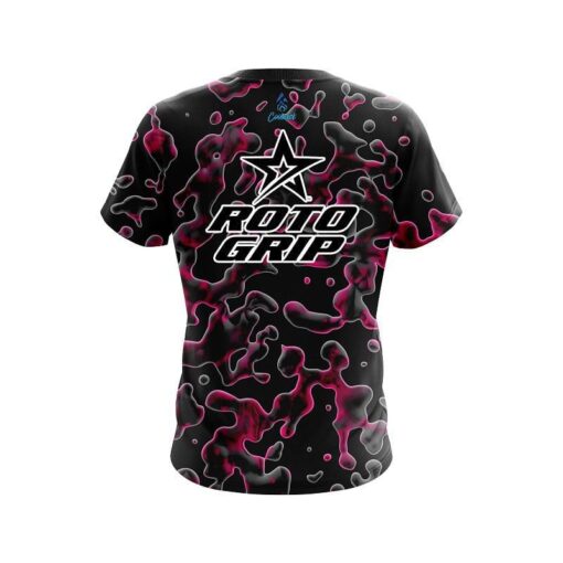 Roto Grip Pink Flowing Fluid CoolWick Bowling Jersey - Image 2