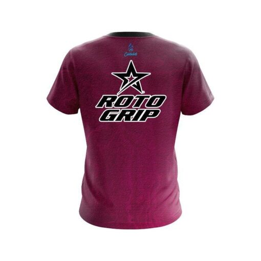 Roto Grip Pink Grunge Canvas CoolWick Bowling Jersey - Image 2