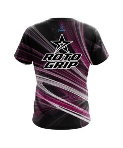 Alternative view of Roto Grip Pink Motion Swirl CoolWick Bowling Jersey