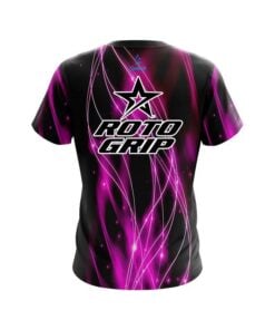 Alternative view of Roto Grip Pink Spiral Waves CoolWick Bowling Jersey