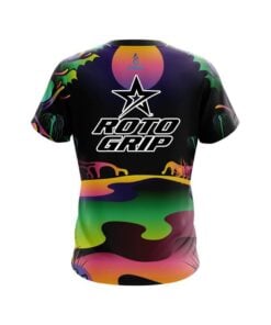 Alternative view of Roto Grip Psychedelic Lakeside CoolWick Bowling Jersey