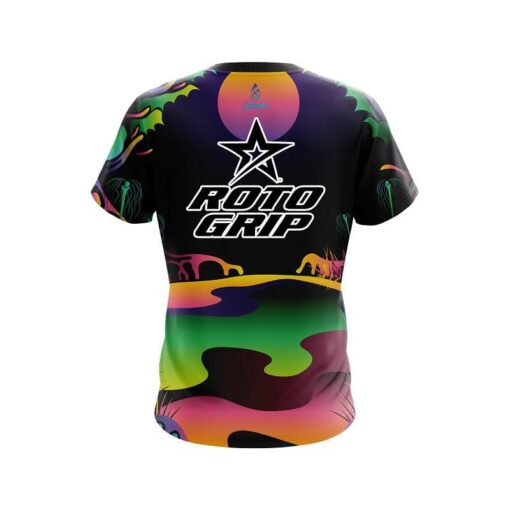 Roto Grip Psychedelic Lakeside CoolWick Bowling Jersey - Image 2