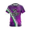 Roto Grip Purple And Green Liquid CoolWick Bowling Jersey