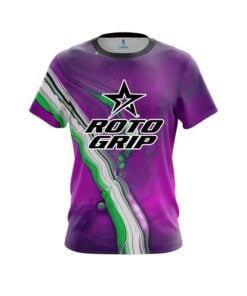 Roto Grip Purple And Green Liquid CoolWick Bowling Jersey