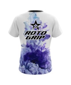 Alternative view of Roto Grip Purple ink Splash CoolWick Bowling Jersey