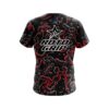 Roto Grip Red Flowing Fluid CoolWick Bowling Jersey - Image 2