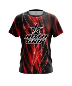 Roto Grip Red Spiral Waves CoolWick Bowling Jersey