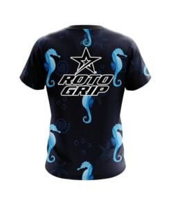 Alternative view of Roto Grip Underwater Seahorse CoolWick Bowling Jersey