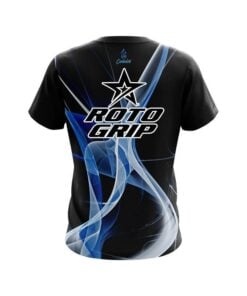 Alternative view of Roto Grip Smokey Blue Wave CoolWick Bowling Jersey
