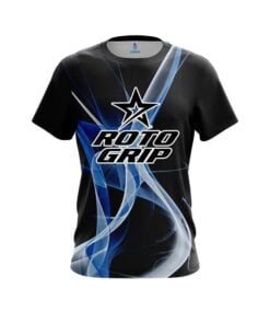 Roto Grip Smokey Blue Wave CoolWick Bowling Jersey