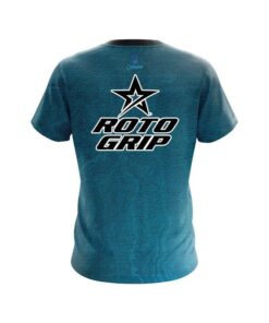 Alternative view of Roto Grip Teal Grunge Canvas CoolWick Bowling Jersey