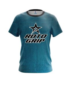 Roto Grip Teal Grunge Canvas CoolWick Bowling Jersey
