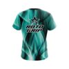Roto Grip Wavy Aqua Swirl CoolWick Bowling Jersey - Image 2
