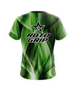 Alternative view of Roto Grip Wavy Green Swirl  CoolWick Bowling Jersey
