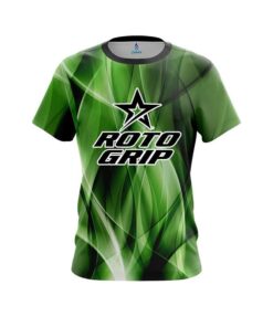 Roto Grip Wavy Green Swirl  CoolWick Bowling Jersey