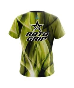 Alternative view of Roto Grip Wavy Yellow Swirl  CoolWick Bowling Jersey