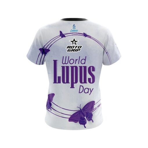 Roto Grip World Lupus Cancer Awareness 3 CoolWick Bowling Jersey - Image 2