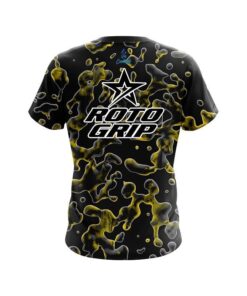 Alternative view of Roto Grip Yellow Flowing Fluid CoolWick Bowling Jersey