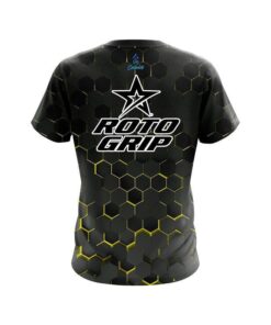 Alternative view of Roto Grip Yellow Honeycomb Fusion CoolWick Bowling Jersey
