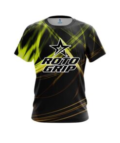 Roto Grip Yellow Spiral CoolWick Bowling Jersey