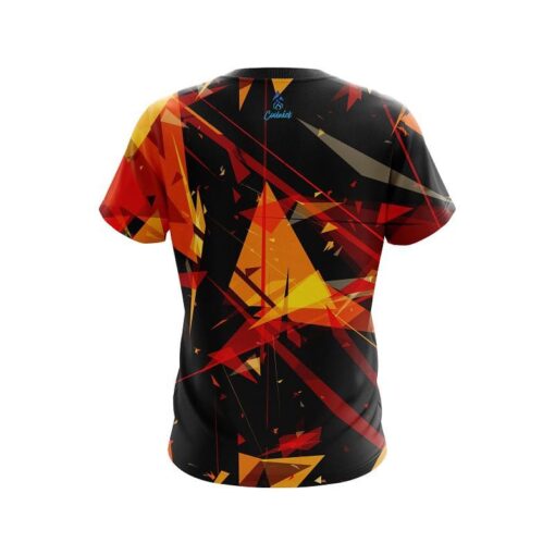 Plain Shattered Shapes CoolWick Bowling Jersey - Image 2