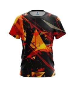 Plain Shattered Shapes CoolWick Bowling Jersey